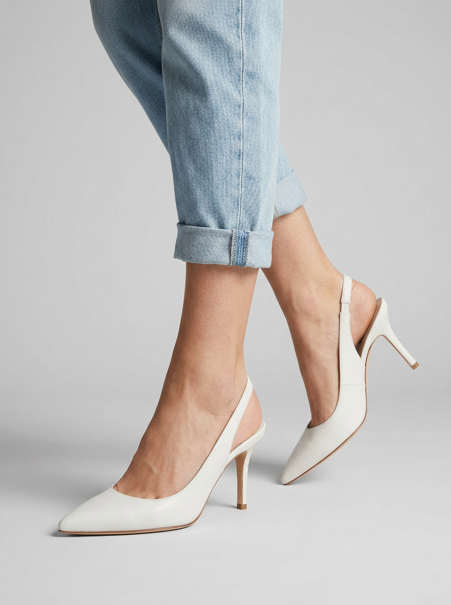Valenza | Eleganti tacchi slingback con punta affusolata