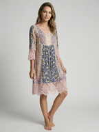 Bianca | Vintage Boho Midi Kjole