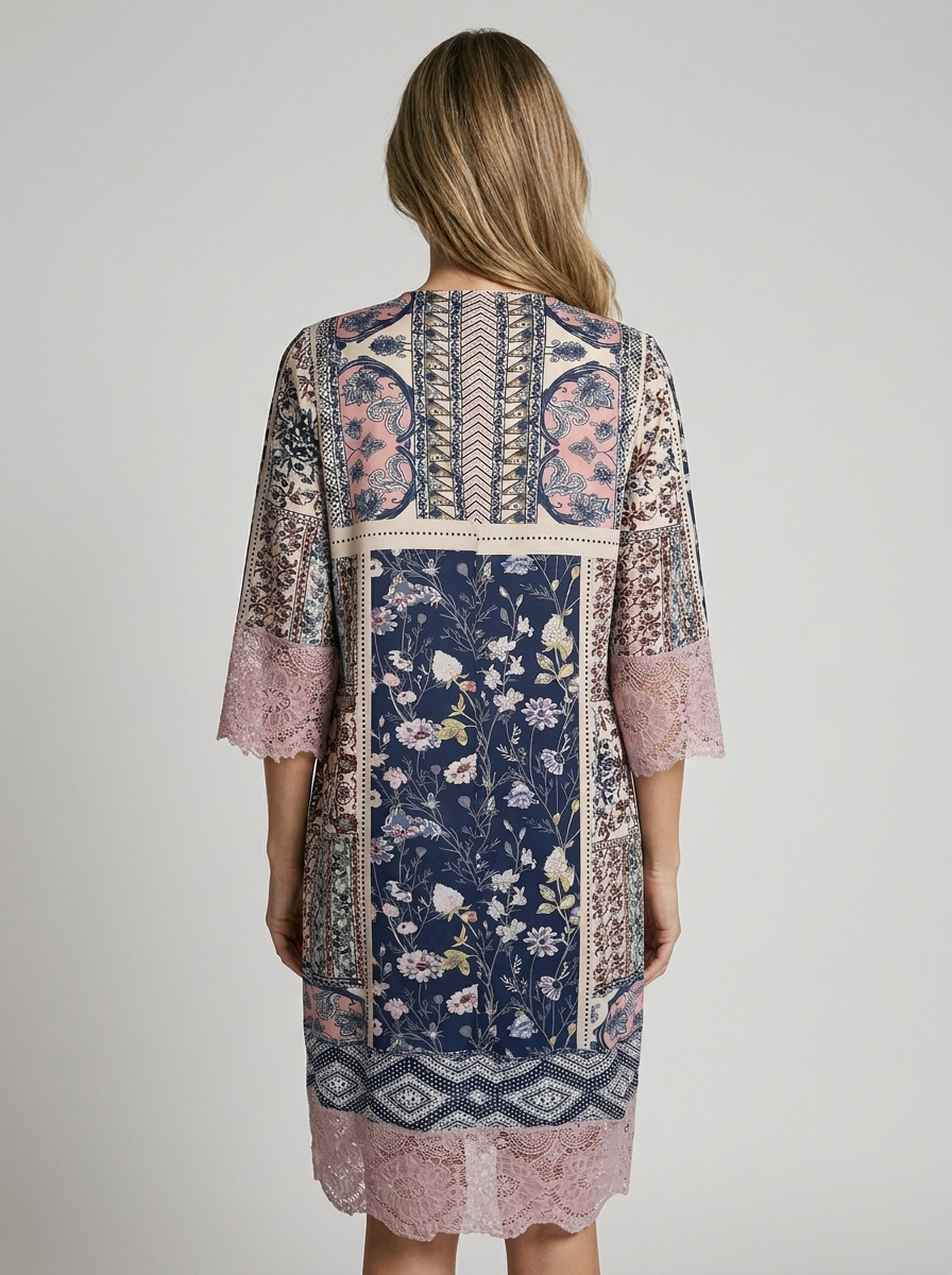 Bianca | Vintage Boho Midi Kjole