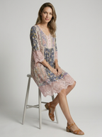 Bianca | Vintage Boho Midi Kjole