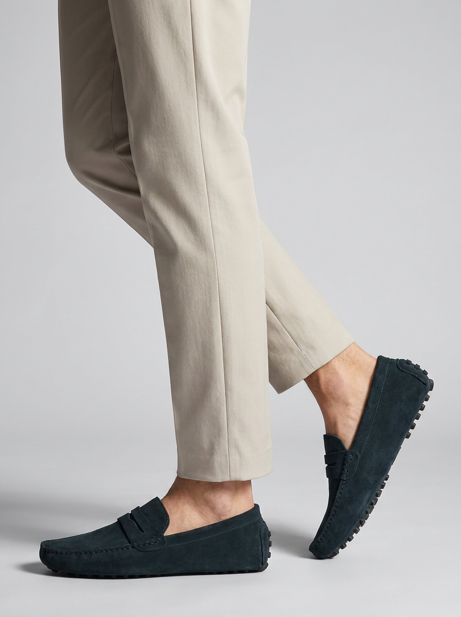 Lazaro | Mocassini in Camoscio Uomo