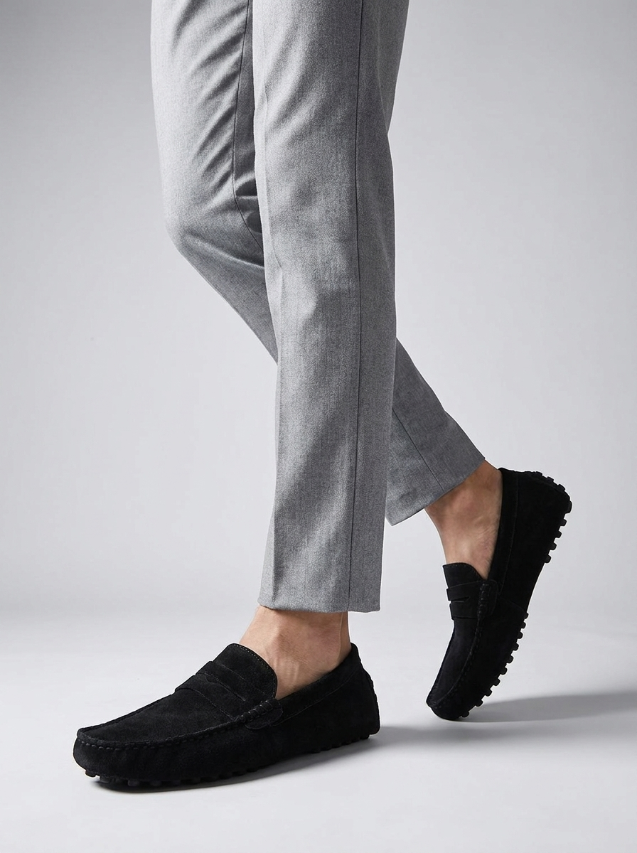 Lazaro | Mocassini in Camoscio Uomo