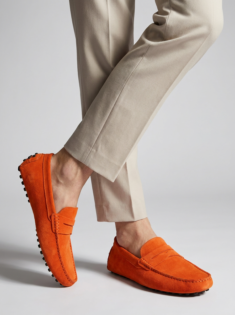 Lazaro | Mocassini in Camoscio Uomo