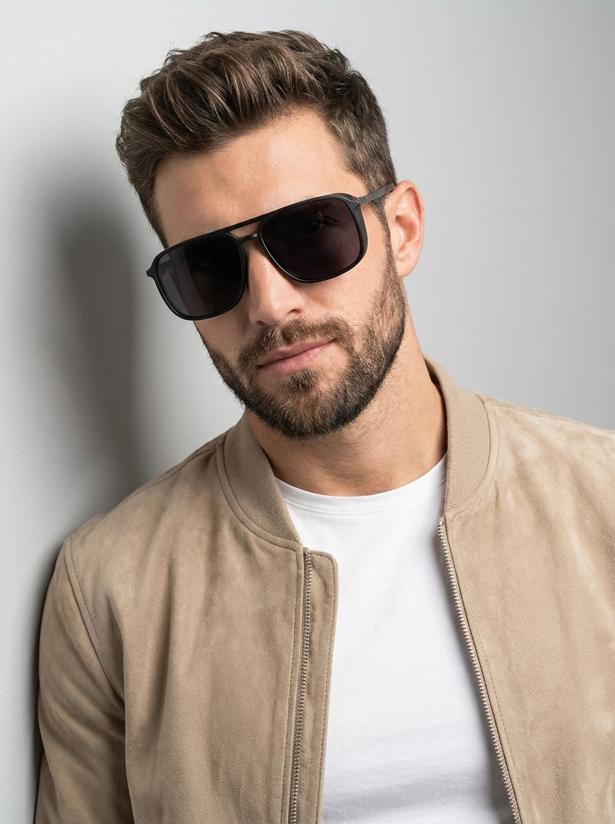 Martin | Polariseret Aviator Solbrille i Robust Design