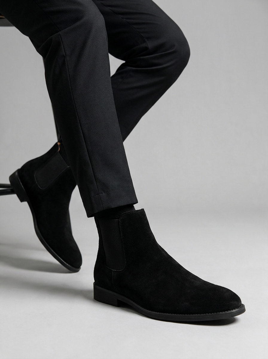 Soren | Chelsea Suede Boots for Men