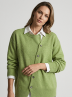Amalie | Asymmetrisk Cardigan Med Knapper
