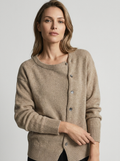 Amalie | Asymmetrisk Cardigan Med Knapper