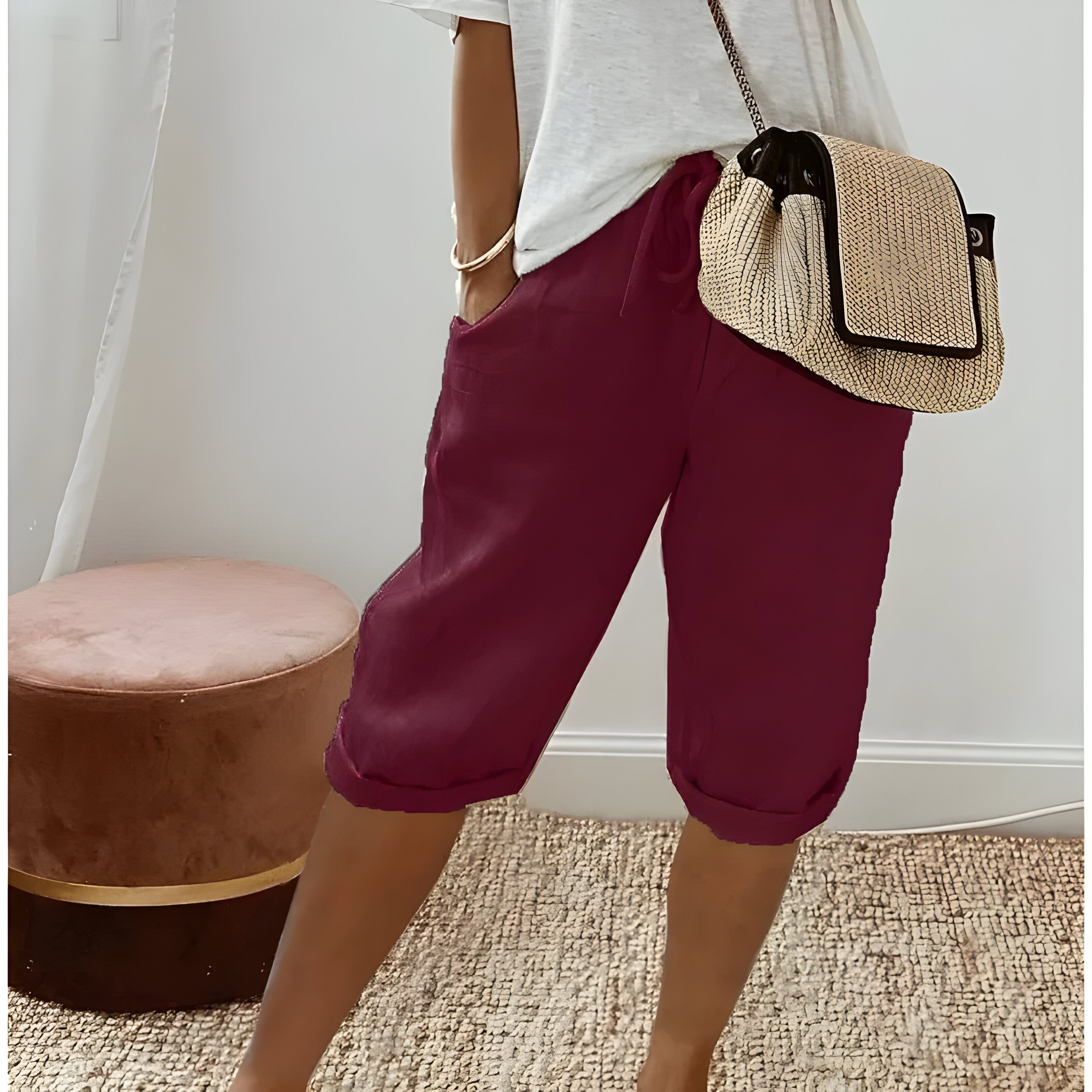 Liora | Pantaloncini in Lino Donna