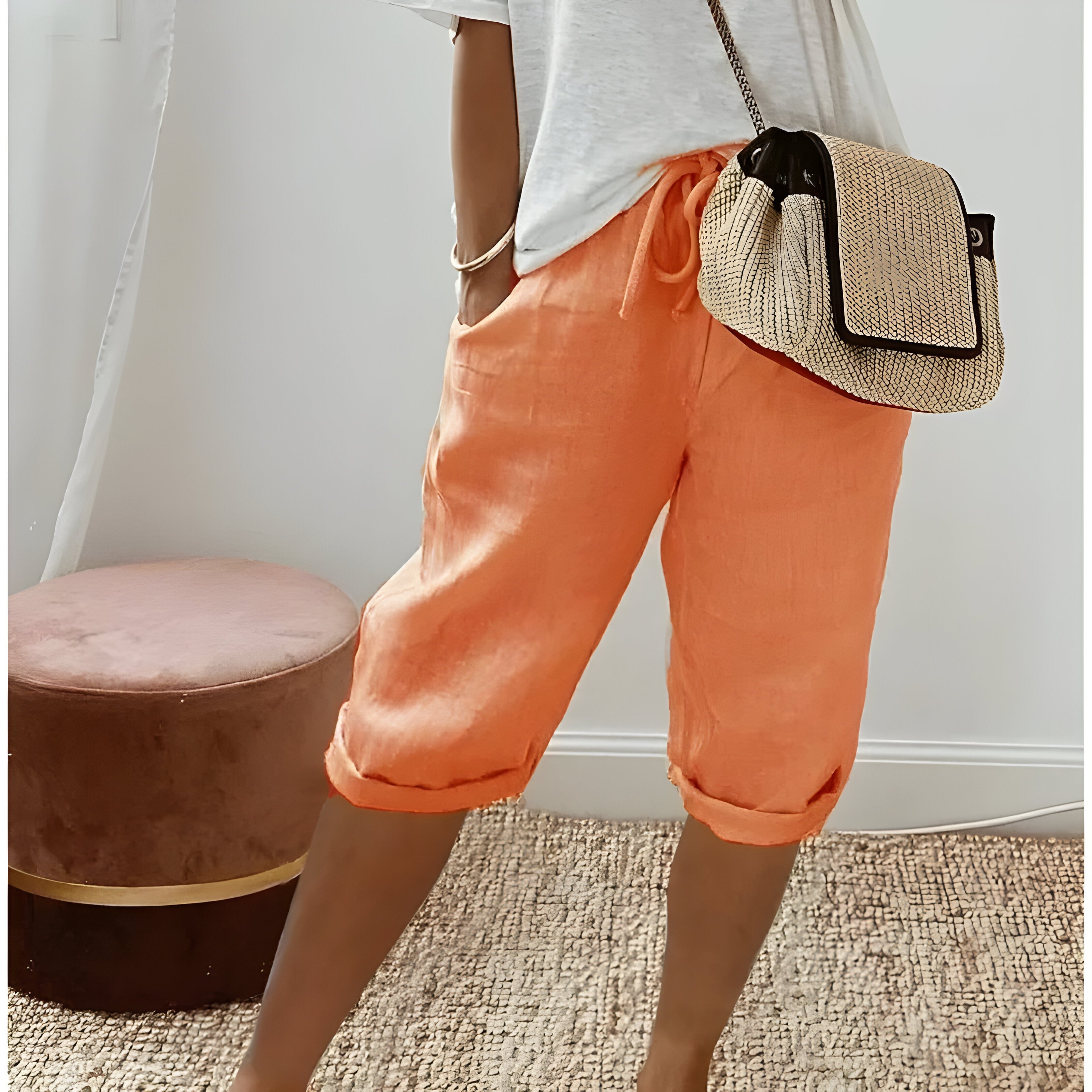 Liora | Pantaloncini in Lino Donna