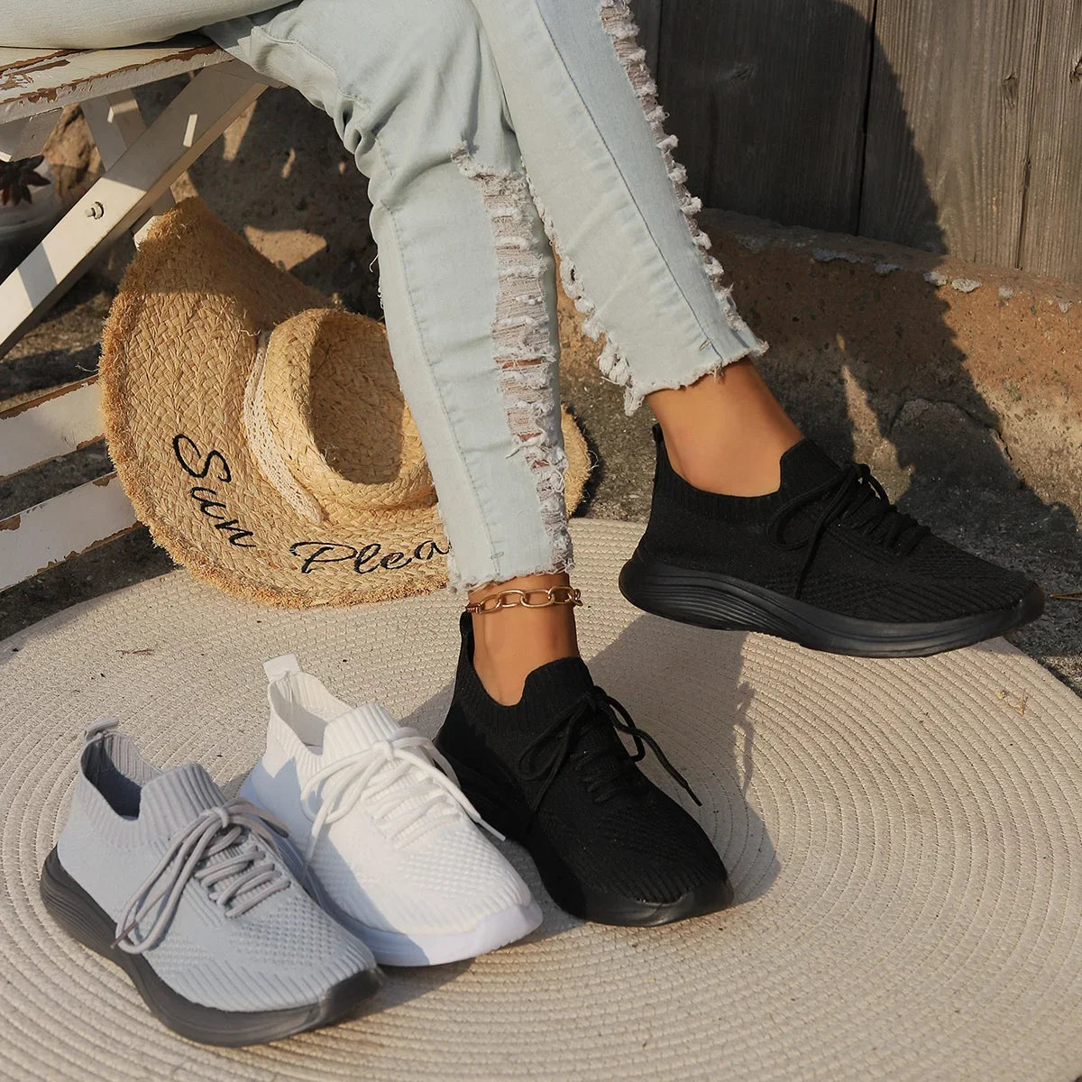Selina | Mesh Sneakers Damer