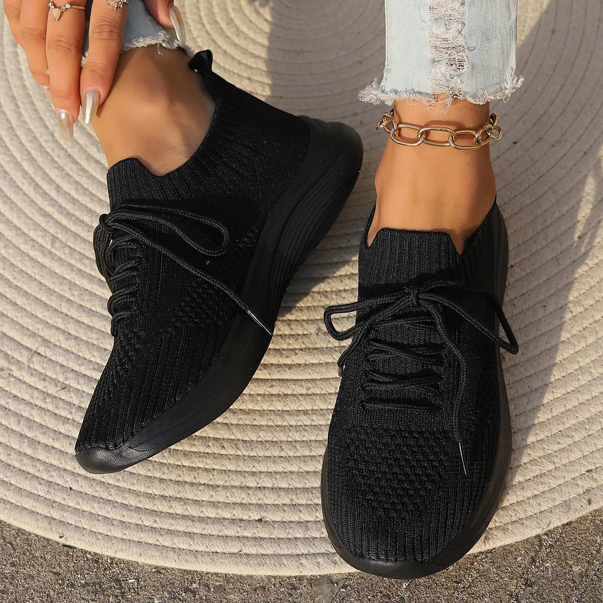 Selina | Mesh Sneakers Damer