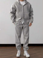Leon | Men's fleece tracksuit with hoodie and trousers