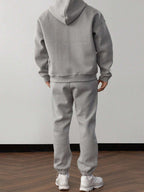 Leon | Men's fleece tracksuit with hoodie and trousers