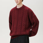 Matteo | Cable-knit men's sweater with an oversized fit