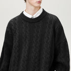 Matteo | Cable-knit men's sweater with an oversized fit