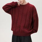 Matteo | Cable-knit men's sweater with an oversized fit
