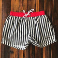 Santino | Men Striped Swim Shorts Black-White