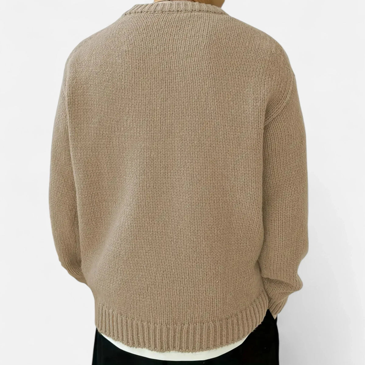 Mikkel | Herre Strikket Pullover Sweater