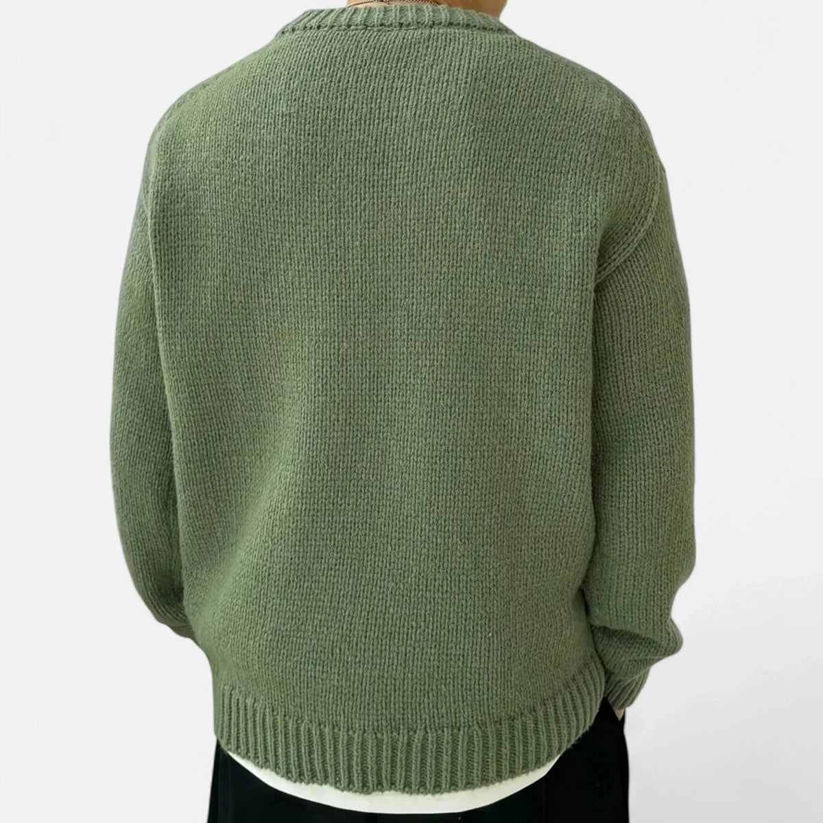 Mikkel | Herre Strikket Pullover Sweater