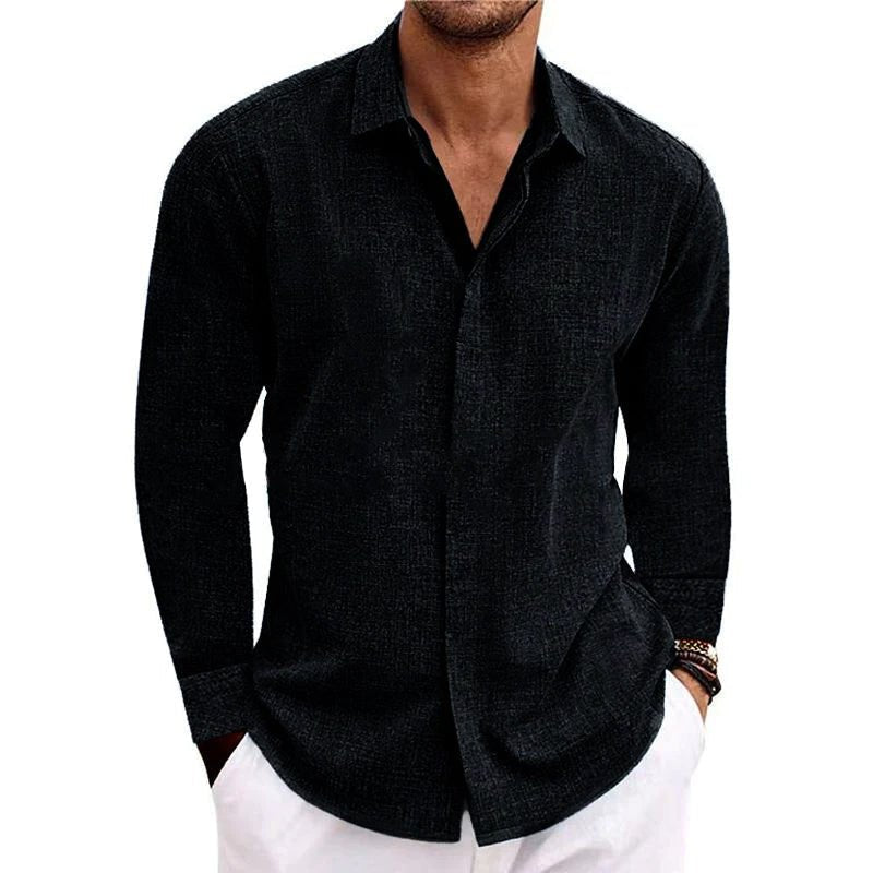 Lazaro | Camicia Estiva in Lino Uomo
