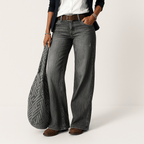 Alviera | High Waist Jeans Med Vide Ben Damer