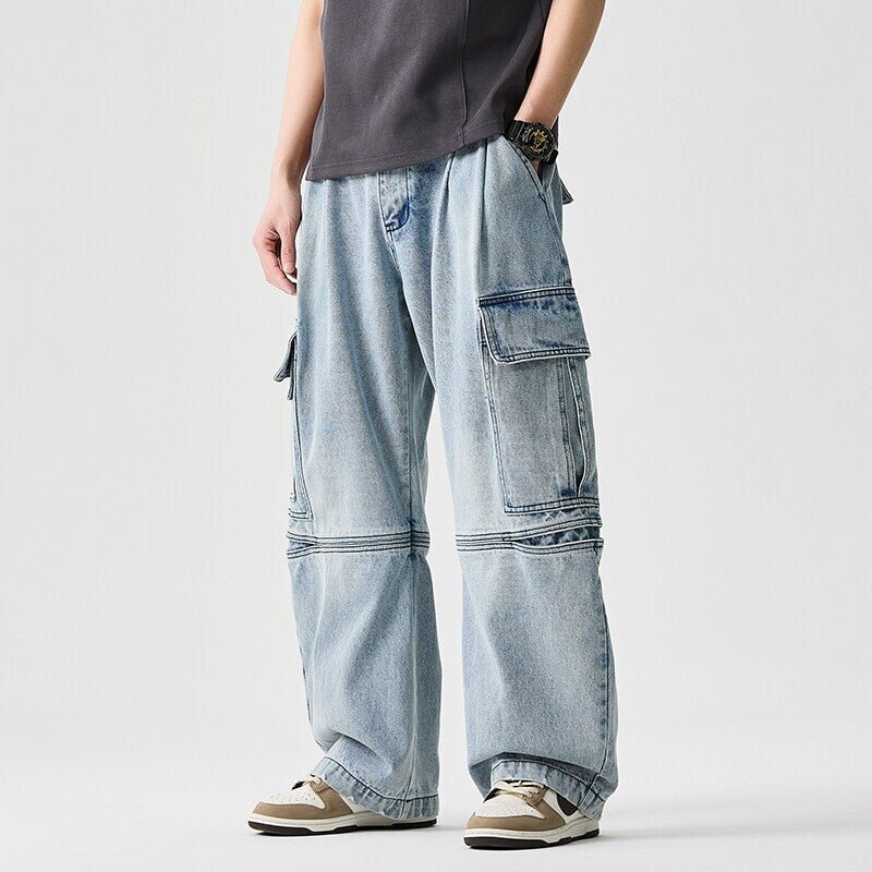 Noah | Men's baggy jeans in heavyweight cotton denim