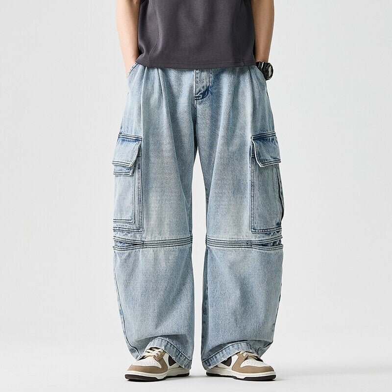 Noah | Men's baggy jeans in heavyweight cotton denim