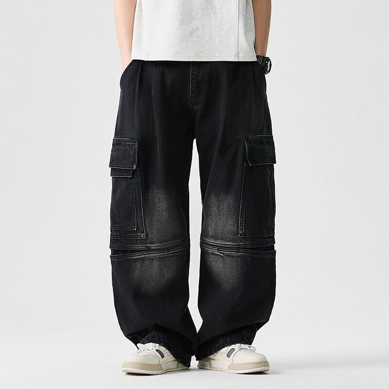 Noah | Men's baggy jeans in heavyweight cotton denim