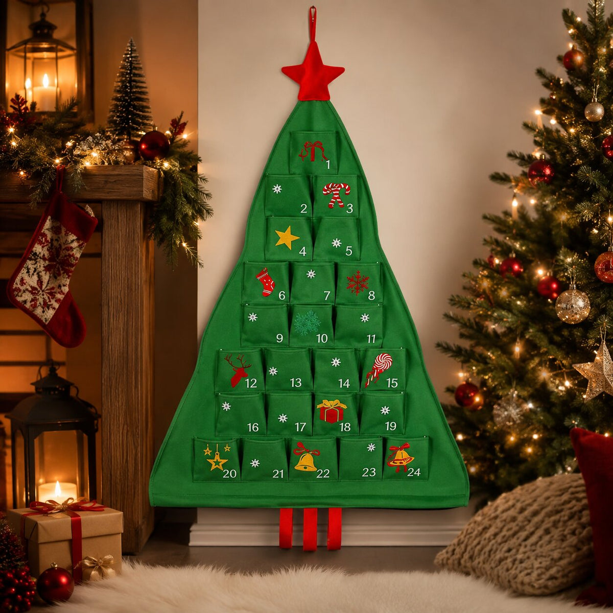 Noelle | Fabric Advent Calendar to Fill Yourself