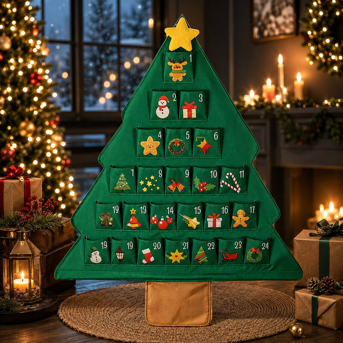 Noelle | Fabric Advent Calendar to Fill Yourself