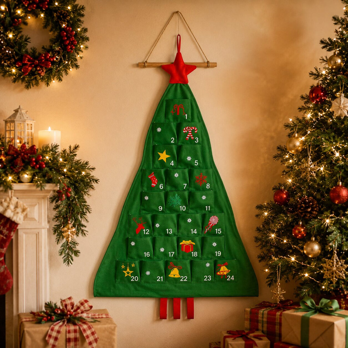 Noelle | Fabric Advent Calendar to Fill Yourself