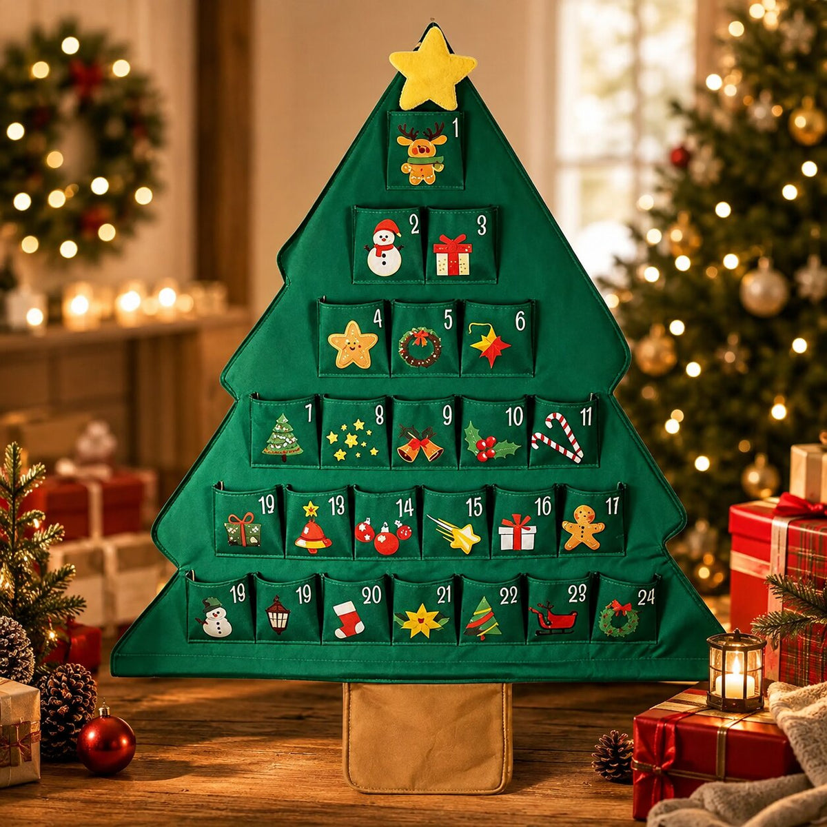 Noelle | Fabric Advent Calendar to Fill Yourself