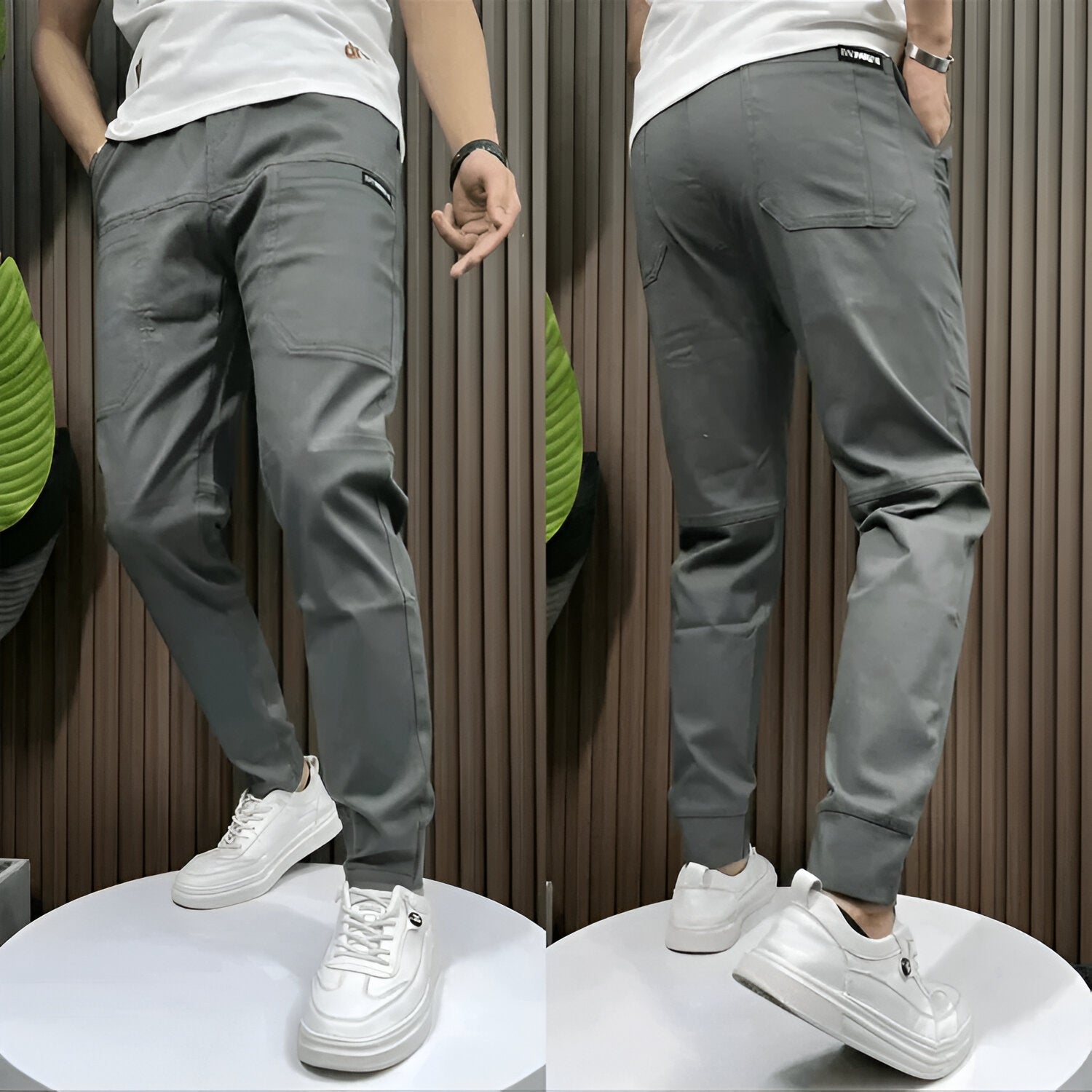 Massimo | Herre Stretch Cargobukser
