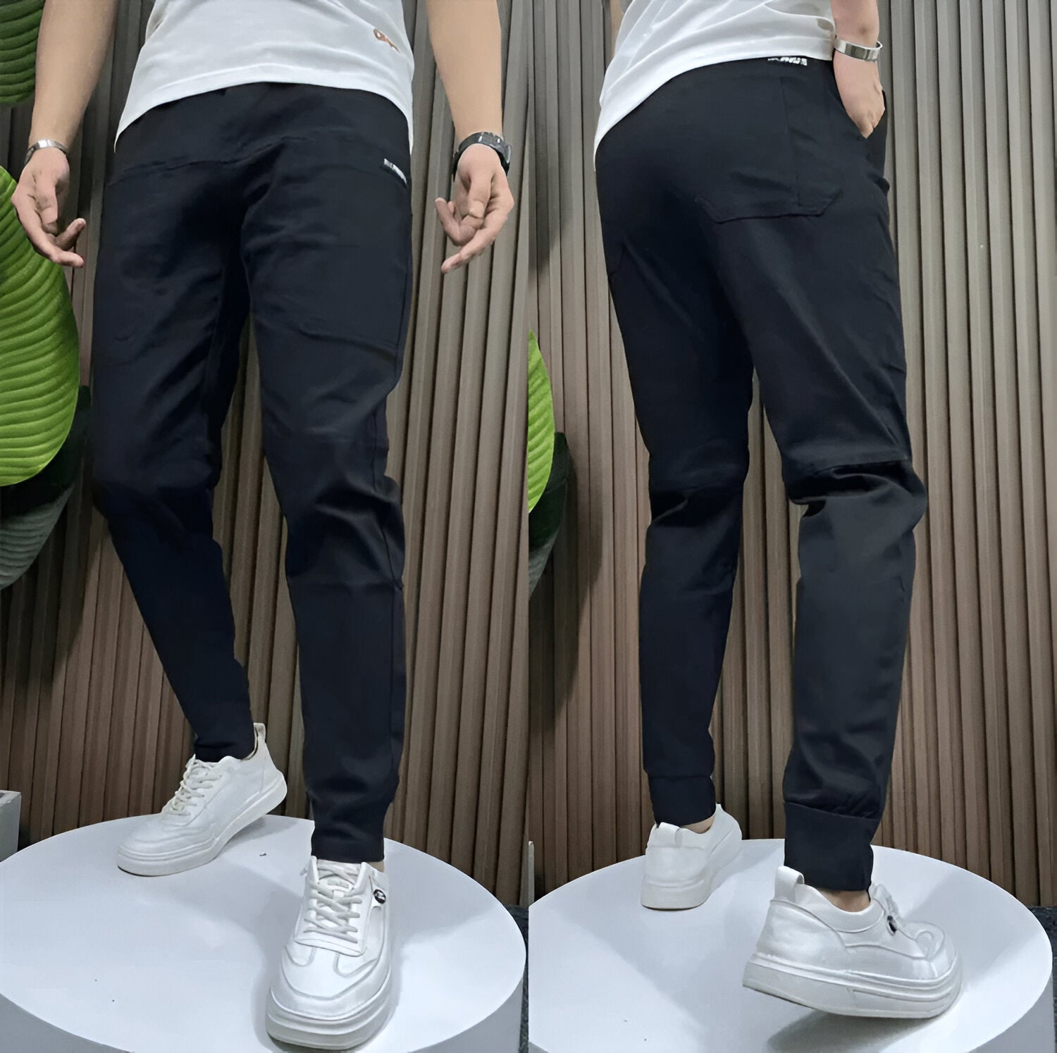 Massimo | Herre Stretch Cargobukser