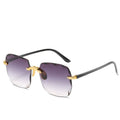 Sereneya™ | Lunettes de soleil sans monture pour femmes avec verres dégradés | Accessoire de mode géométrique luxueux et tendance