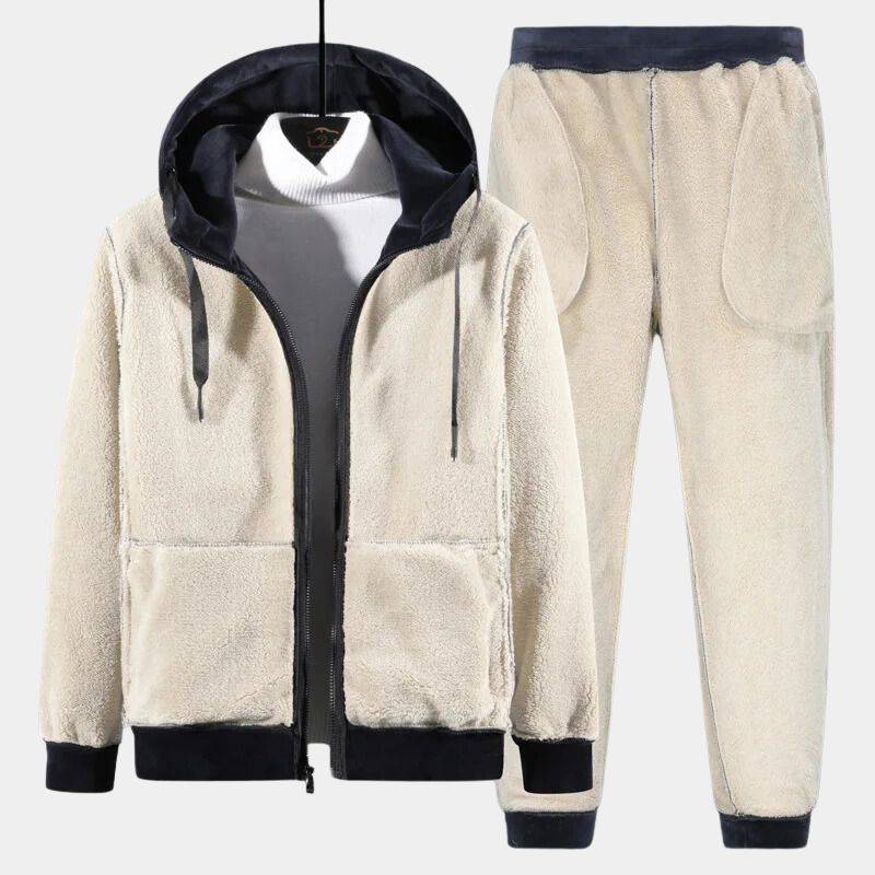 Remi | Unisex joggingsæt med blødt for og hættetrøje med lynlås