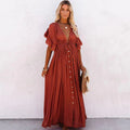 Yelina | Boho Maxi Kjole