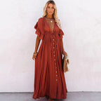 Yelina | Boho Maxi Kjole