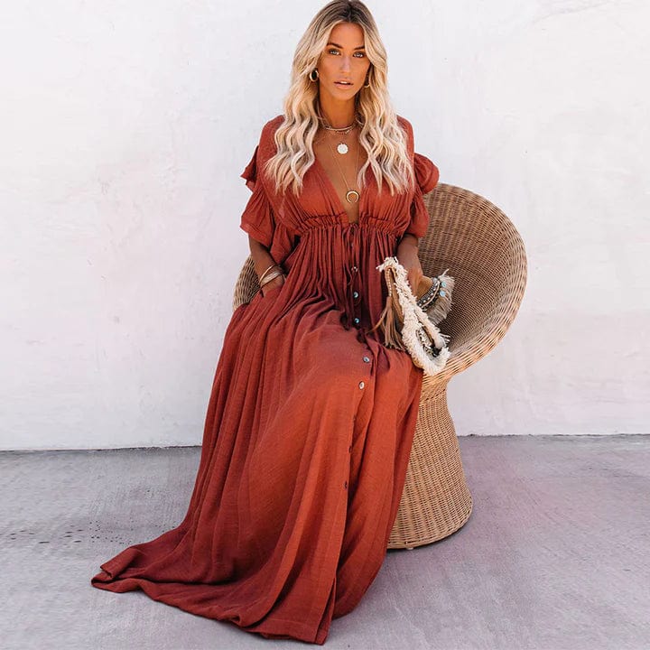 Yelina | Boho Maxi Kjole