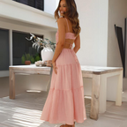 Selena | Stropløs Maxi Sommerkjole