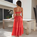 Selena | Stropløs Maxi Sommerkjole