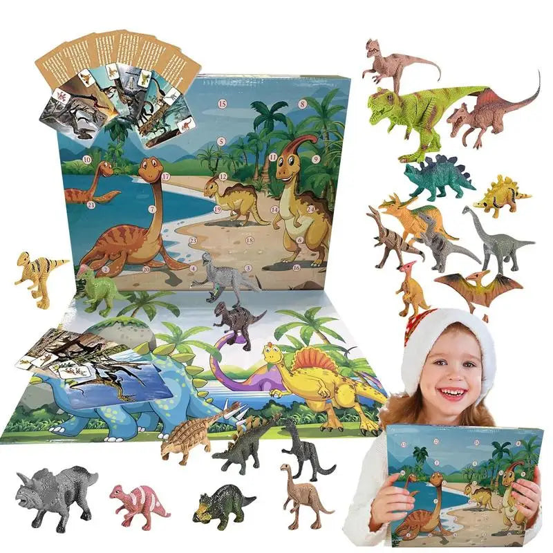 Theo | Dinosaur julekalender til børn med 24 låger