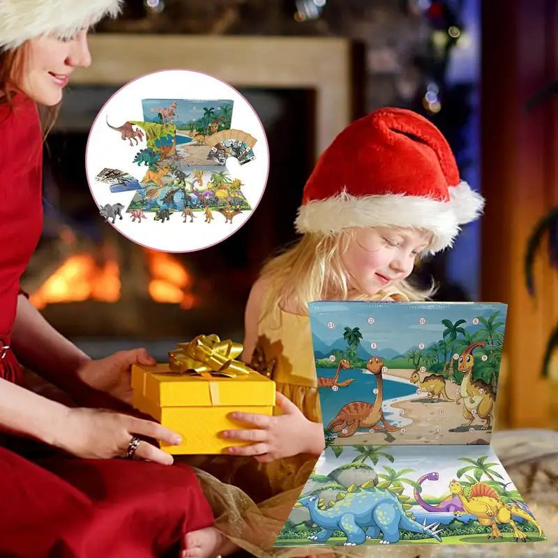 Theo | Dinosaur julekalender til børn med 24 låger