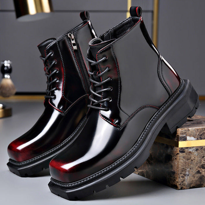 Valerio | Men's ankle boots with laces and chunky soles