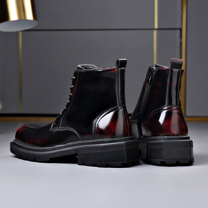 Valerio | Men's ankle boots with laces and chunky soles