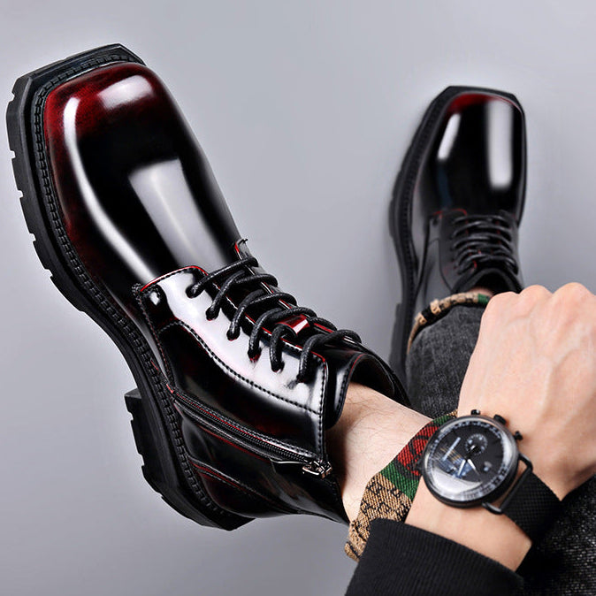 Valerio | Men's ankle boots with laces and chunky soles