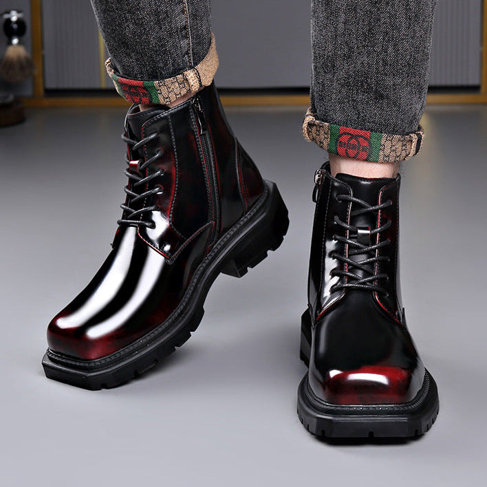 Valerio | Men's ankle boots with laces and chunky soles