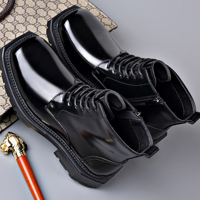Valerio | Men's ankle boots with laces and chunky soles