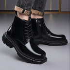 Valerio | Men's ankle boots with laces and chunky soles