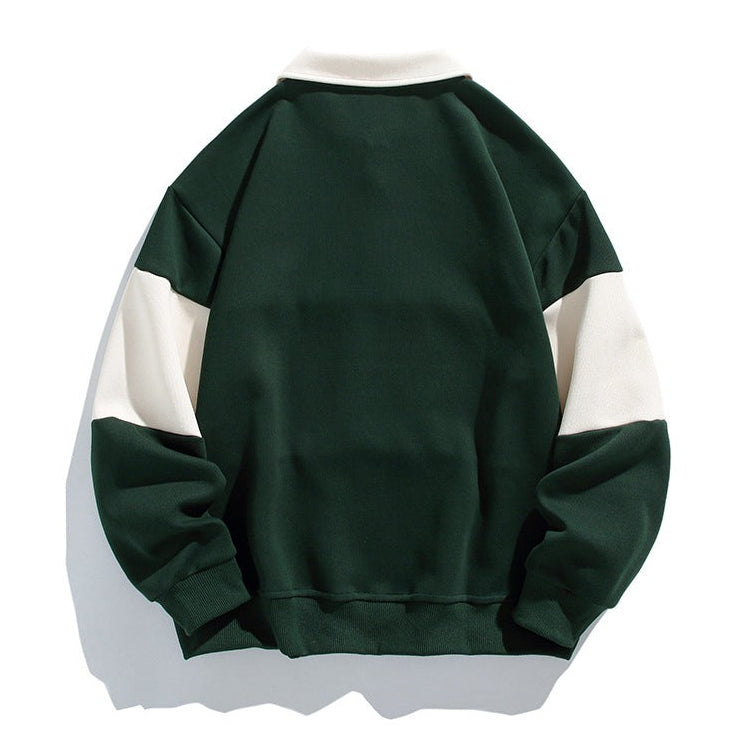Viggo | Men's Striped Polo Sweatshirt